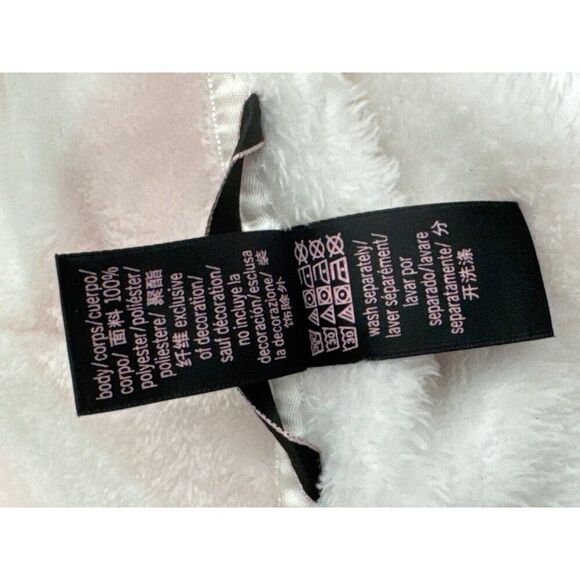 Victoria’s Secret Women Pink /White Stripe Monogram Robe Size M/L - Picture 10 of 11